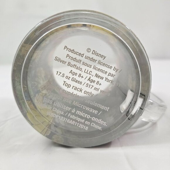 Disney Beauty & The Beast Belle Rose Window 17.5 Oz Stained Glass Coffee Tea Mug - Picture 15 of 17